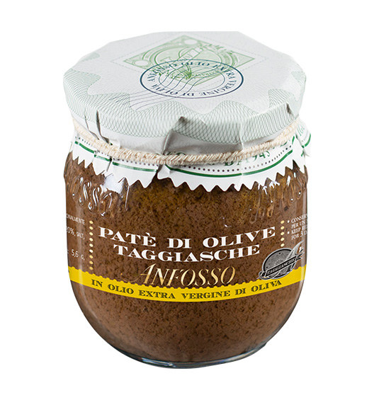 Paté aus schwarzen Taggiasche Oliven